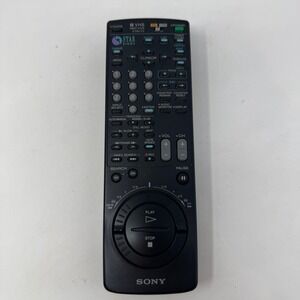 Sony RMT-V172 Remote Control StarSight VHS VTR TV Jog Dial Black Vintage Tested